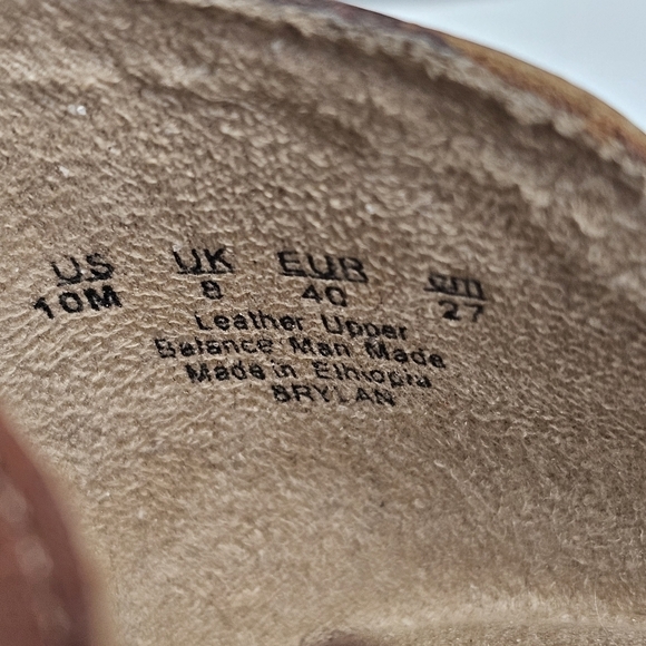 Naturalizer brown cutout leather casual sandals size 10 - Picture 10 of 11